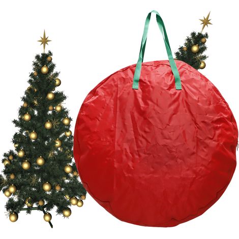 Durchsichtiger Aufbewahrungsbeutel für Weihnachtskränze – Weihnachtsdekoration (1/5)