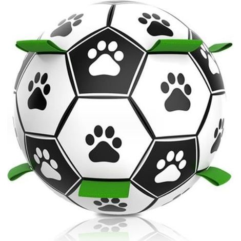 Jouet interactif pour chien - Ballon de football - Durable - Flottant - Grand format (1/3)