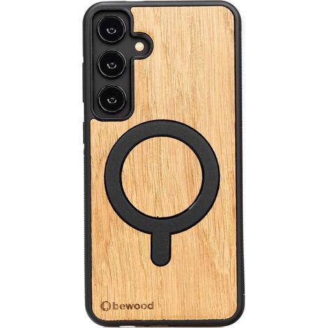 Custodia in legno Bewood per Samsung Galaxy S25 Plus OAK con MagSafe (1/2)