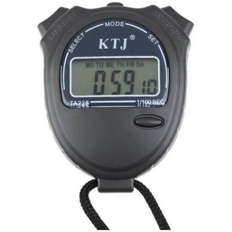 Chronographe Digital Avec écran Lcd Pro Sport Fitness Gym Ta228 (1/5)