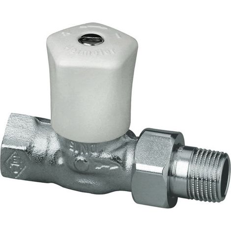HEIMEIER Válvula de regulación Mikrotherm forma de paso, DN 20, Bronce rojo niquelado, 0122-03.500