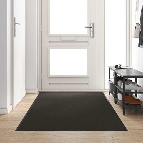 vidaXL Doormat Black 120 x 300 cm 100% Polyamide