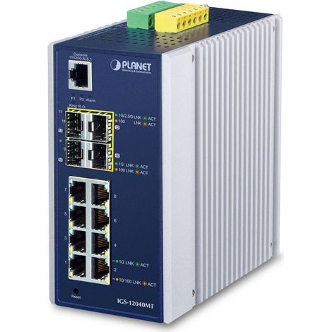 Planet IP30 Industrial 8 1000TP, IGS-12040MT
