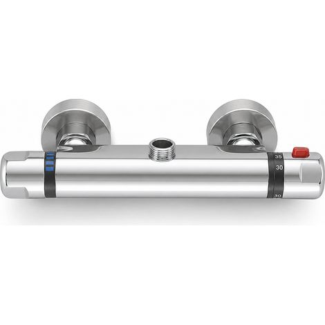 Mitigeur de Douche Encastré Alliage Thermostatique 28 cm (1/5)
