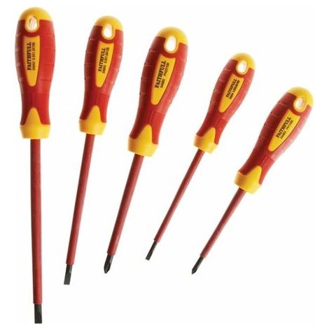 FAITHFULL Vde Soft Grip Screwdriver Set Of 5 Sl/Ph (1/2)