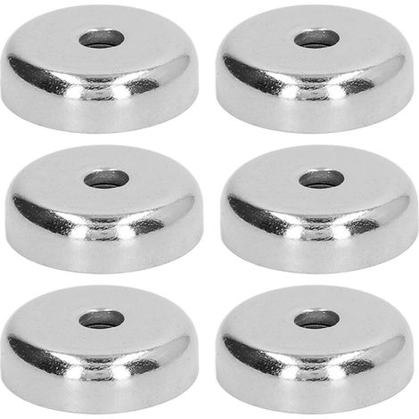 [20pcs] Aimant à visser A20-5kg Néodyme perceuse fraisée disque aimanté avec trou fraisé pour fixation (1/5)