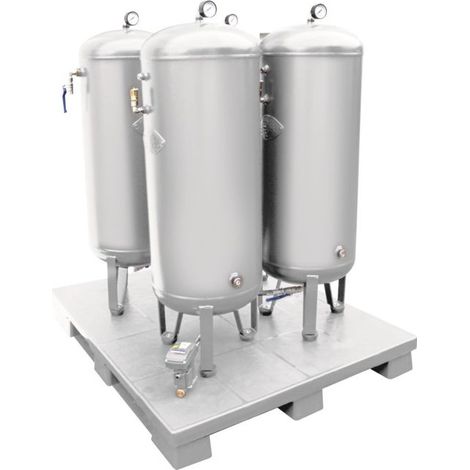 Batterie de chaudières 4 x 90L - 11 bar galvanisé