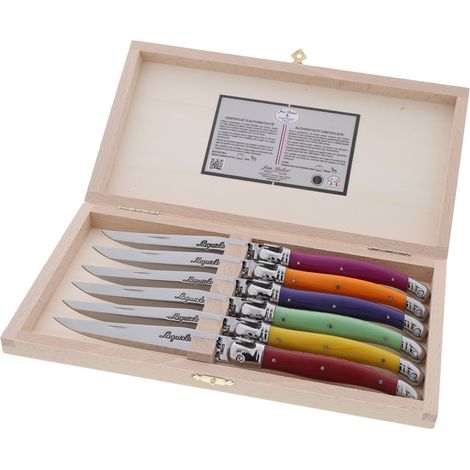 Jean Dubost - Coffret 6 couteaux Laguiole