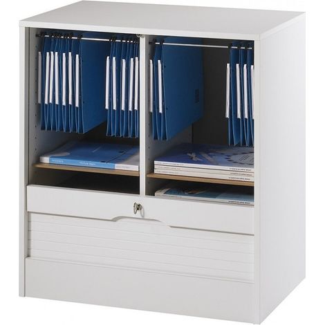Classeur à rideau blanc Office 76cm 2 (1/5)