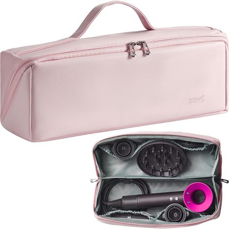 Sac voyage Dyson Airwrap/Shark, étanche, rose (1/5)