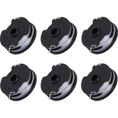 Lot de 6 bobines de rechange pour débroussailleuse sans fil Parkside PRTA 20-Li C3 – Matériau ABS – Fil de 1,65mm – Longueur 8,3m - IAN351753 (1/5)