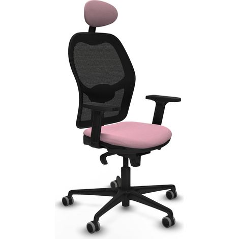 Sedia Ufficio con Poggiatesta Jorquera Piqueras y Crespo 2D036G1 Rosa (1/5)
