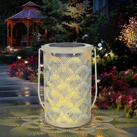 Lanterne solaire d'extérieur étanche à suspendre pour bureau ou jardin (1 pièce) (1/5)