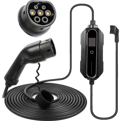 Chargeur de voiture électrique, compatibilité Type 2, protection étanche, ANDAIIC EE1610K(5 mètres) (1/5)