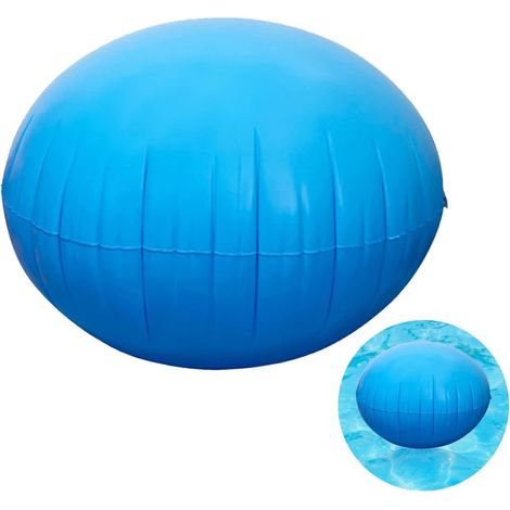 Coussin d'hiver pour piscine - 120 x 120 cm - Résistant à l'hiver - Pour bâche d'hiver - Durable - Résistant au froid - Pour piscine hors sol - Coussin d'hiver rond (1/5)