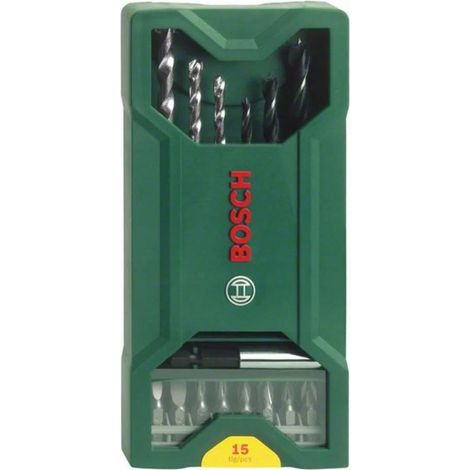 BOSCH - SET 15 PUNTE E BIT AVVITAMENTO EFORATURA MINI-X-LINE