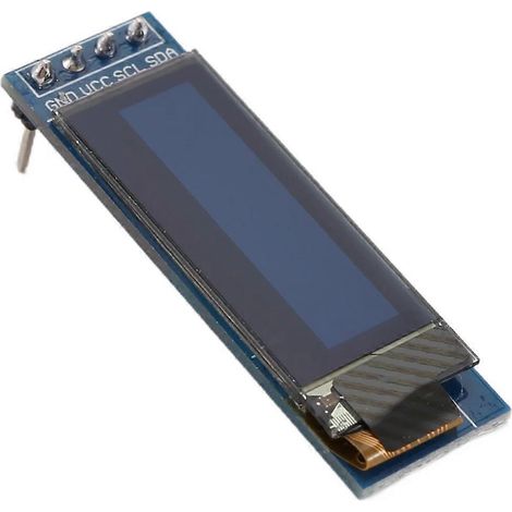 Module d'affichage OLED, pilote d'écran OLED DC 3,3 V, police blanche -- (1/5)