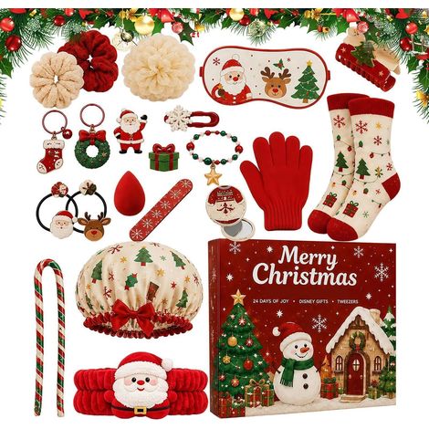 Calendario dell'Avvento, braccialetti e accessori per capelli (1/5)
