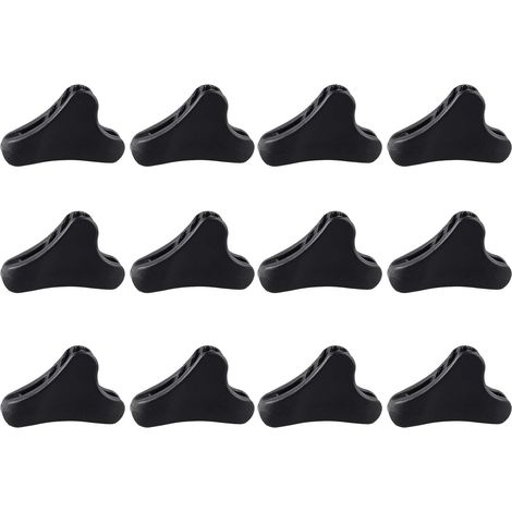 12 Pcs Mini Tendeur De Corde En Plastique Guyline Ajusteur De Cordon Vent Boucle De Corde Léger pour Camping Randonnée Randonnée Pique-Nique En Plein Air Tente Accessoire (1/5)