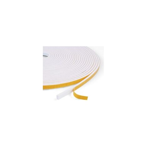 Joint Fenetre Isolation Anti Froid, Joint Isolation pour Porte Fenêtre autocollante pour portes, Joint Fenêtre Isolation du bruit, Joint de fenêtre Joint en Mousse(6mm x 3mm x 10M, Blanc) (1/5)