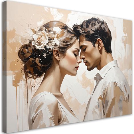Tableaux, Couple amoureux dans un style artistique,30x20 (1/4)