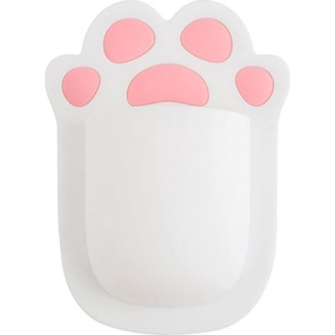 Boîte de Rangement Murale en Silicone de Support de Brosse à Dents de poinçon Gratuit de Dessin animé pour l'outil de Salle de Bain à la Maison (1/5)