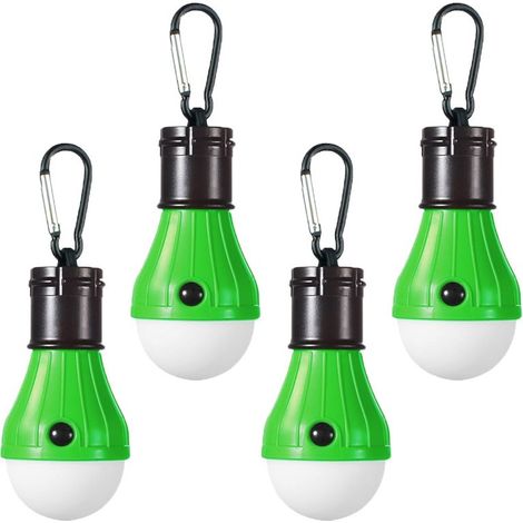 lampade a LED da campeggio, luce di emergenza per esterni, lanterna da pesca per tenda, luce da appendere (verde) (1/3)