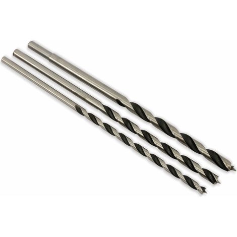 Brocas para madera Aster masterproof 8 10 12 mm 300 mm pack 3