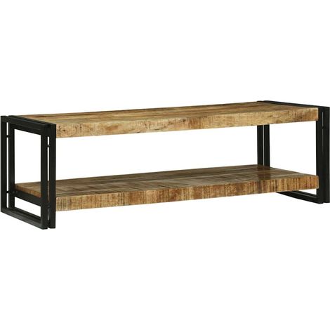 Couchtisch Braun 120 x 50 x 38 cm Massivholz Mango