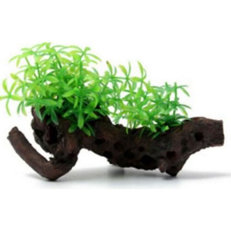 couleur B Arbre de tortue artificiel pour Aquarium, cylindre de Reptile, fait de racines, plante en bois, or (1/4)