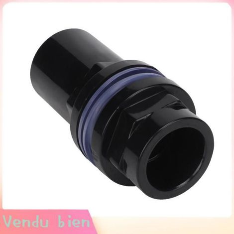 Garosa Connecteurs d'aquarium (40 Mm) 5 Pièces PVC Aquarium Tuyau D'eau Joint Tube Droit Connecteur Fish animalerie aquarium 25mm (1/4)