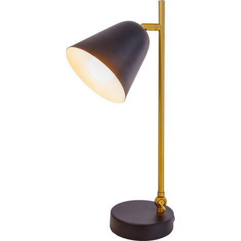 Naeve TRITON Lampe de bureau noire 1xE14 (1/5)
