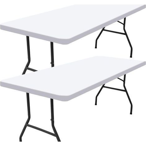 Lot de 2 nappes de pique-nique rectangulaires,pour tables de 4 pieds(beige,30"x48") (1/5)