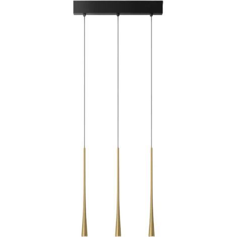 Lampadario classico gea luce dafne s3p fda3po led oro alluminio