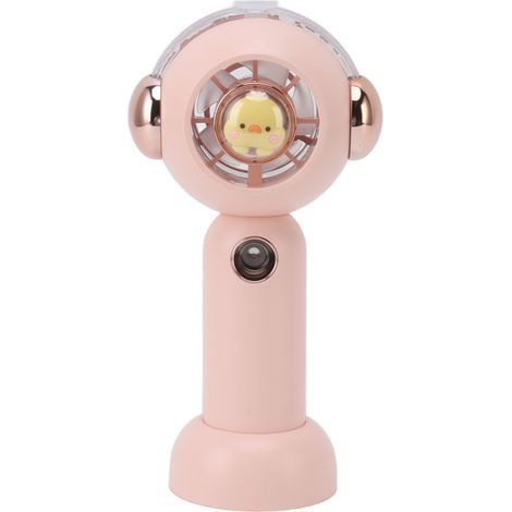 Mini-Tragbarer, USB-aufladbarer Nebelventilator 500 mAh, pink – feiner Nebel, Taschenformat (1/5)