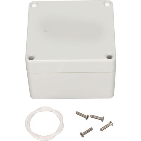 Boitier Electrique, 83x81x56mm Boîte de jonction, Boîte de Projet PVC IP65 etanche, DIY Boîtier de câblage électrique, pour les équipements électriques intérieure et extérieure (1/5)