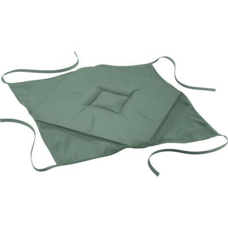 Galette de Chaise "Essentiel" 40x40cm Vert Cèdre (1/3)