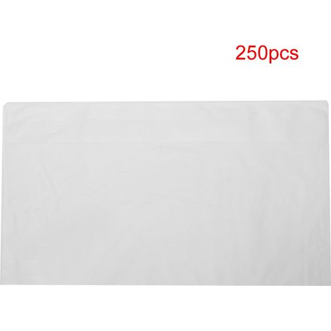 250pcs Boîte Housses Jetables pour Appuie-tête de Fauteuil Dentaire, Transparentes, Plastique, Fournitures Dentaires (1/5)