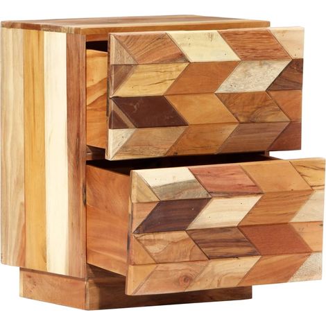 Maison Exclusive - Comodino 40x30x50 cm in Legno Massello di Recupero
