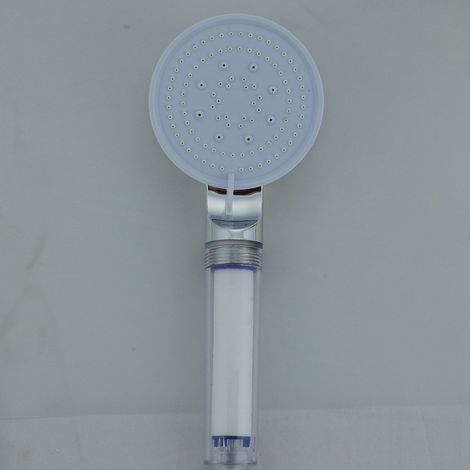 Pomme de douche 5 fonctions P17-A, couleur blanche, 8,5 cm × 25 cm (1/5)