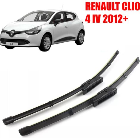 KIT 2 SPAZZOLE TERGICRISTALLO ANTERIORE PER RENAULT CLIO 4 IV DAL 2012+ 350MM+650MM (1/5)