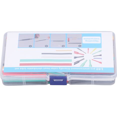 Kit de 140 gaines thermorétractables pour câbles électriques (bricolage) (1/5)