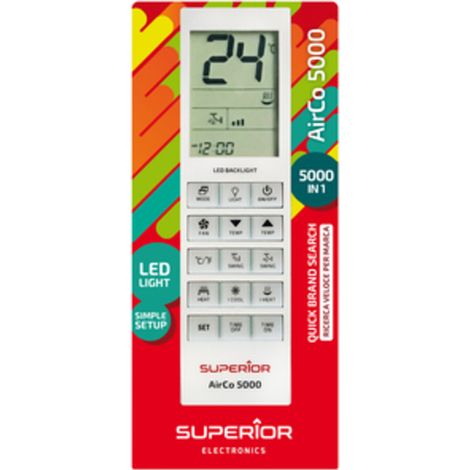 TELECOMANDO CLIMATIZZATORE UNIVERSALE SUPERIOR