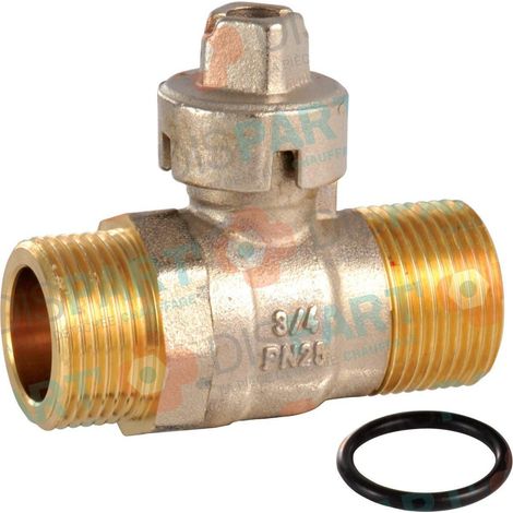 Vanne isolement 3/4'' mâle mâle carré - FRISQUET : F3AA40144 (1/2)