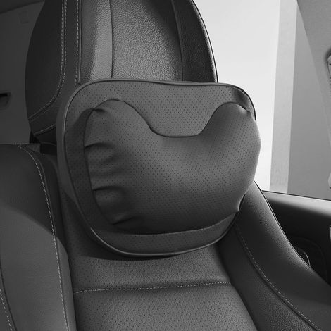 Car Headrest Cushion, Neck Pillows Armchair, Neck Rest for Headrest Neck Support Driving Seats, Black, 1 Pack (1/5)