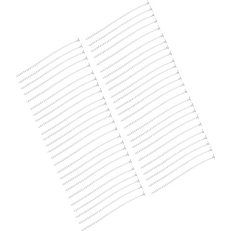50 mèches coton blanc 15cm, douilles métalliques, faible fumée, pré-cirées, création de bougies DIY, kit artisanal, sans fumée, usage domestique (1/5)