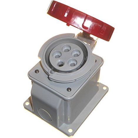 Presa Fissa 10° Parete St.3P+N+T 32A 380V 6H (Gewiss Cod. Gw62442) (1/3)