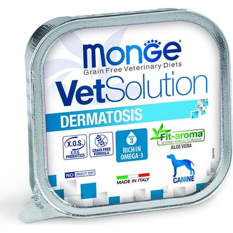 Monge Dog Vetsolution Dermatosis - Monge Dog Vetsolution Dermatosis - Vaschetta Da 150 Gr