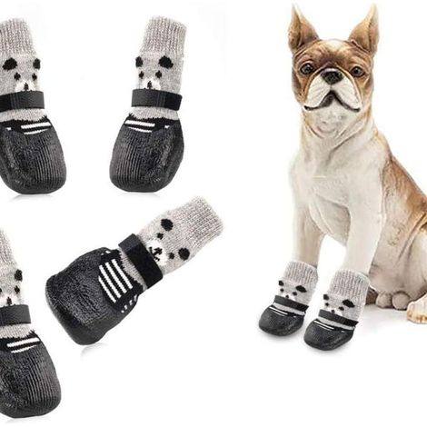 Chaussettes pour chiens, chaussettes antidérapantes pour chiens, chaussettes de protection pour chiens, chaussettes pour chiens, KLB (1/5)