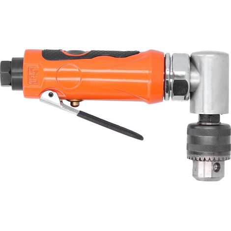 Perceuse Pneumatique Coude à Angle Droit Poignée de Corps Machine-outil de Forage Angulaire à Air avec Clé et Buse D'air KP‑555L (1/5)